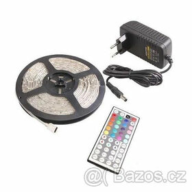 5m RGB LED pásek 3528 s dálkovým ovladačem - 1