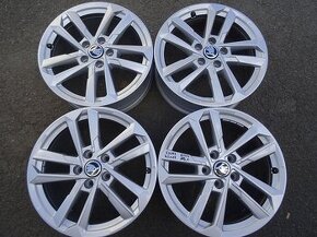 Alu disky originál Škoda, 17", 5x112, ET 43 , šířka 6,5J