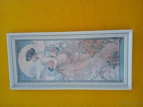 zarámovaný plakát/Alfons Mucha/