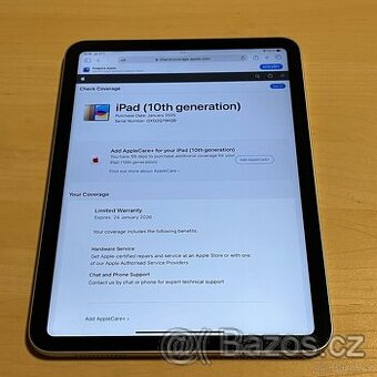 iPad 10.9" 64GB WiFi Stříbrný 2022