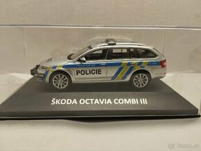 Škoda Octavia III Policie ochranný rám 1:43 Abrex