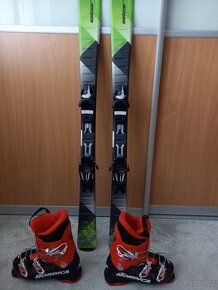 Lyžařský set lyže Elan 130cm+boty Nordica 24