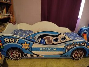 Dětská postel auto Policja