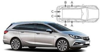 Sluneční clony CarShades OPEL Astra K, Sports Tourer