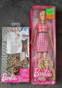 NOVÁ barbie a obleček + velká  panenka  ZDARMA - 1