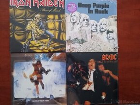 PRODÁM MIX LP- IRON MAIDEN,DEEP PURPLE,AC/DC...