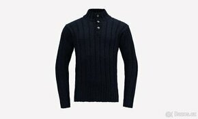 Merino svetr Devold Nansen Button Neck