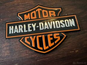 Plechová nálepka logo Harley Davidson