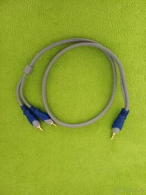 Kabel HQ jack 3,5/2x RCA - délka 0,75m