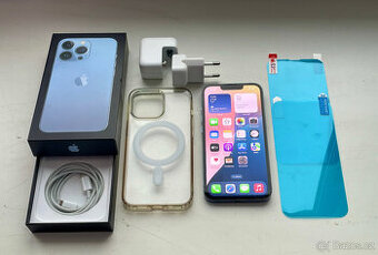 APPLE IPHONE 13 PRO BLUE 128GB - NOVÝ STAV - 99% BATERIE