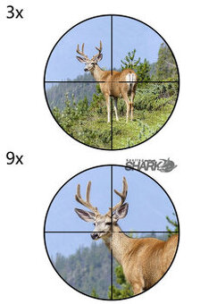 Puškohled 3-9X32RG  s Podsvětlením