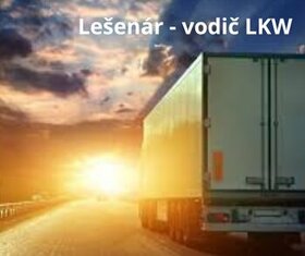 Lešenář s řidičským průkazem na LKW