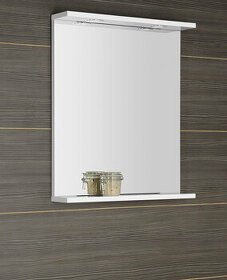 KORIN zrcadlo + 2 x závěsná skříňka bílá Uno - 1