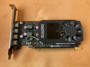 NVIDIA Quadro P1000 4x mDisplay port - 1