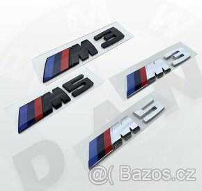 Znak BMW M3 / M5 na zadní kufr - 1