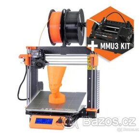 Tiskárna Prusa MK3S s MMU a upgradem na MK3S+