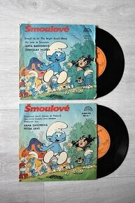 LP deska vinyl malá 2x "Šmoulové"