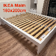 Biela postel IKEA Malm 160x200 - Praha