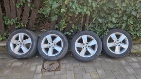 Alu kola Škoda ILIAS + pneu Continental 205/55 R16