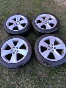 4 org. ALU kola ŠKODA 17´, 5x112 225/45/17 OCTAVIA III