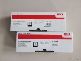 originální OKI toner C5100 C5400 černý - nový - 2 kusy