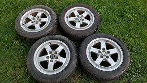 Prodám ALU kola 7Jx16H2 s pneu 205/55R16