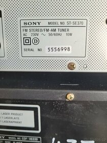 SONY radio,CD, zesilovač,bedny - 1