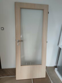 Dveře šíře 80 cm levé dekor světlé dřevo Solodoor - 1