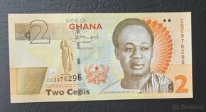 2 Cedi, Ghana, UNC - 1