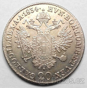 mince stříbro Čechy František II. - 1