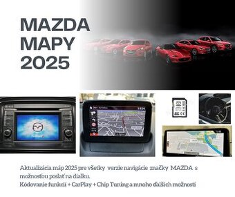 AKTUALIZACE NAVIGACE MAZDA 2025 MAPY SD KARTA