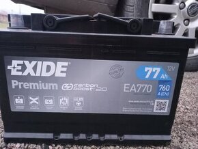 Autobaterie exide 77 ah