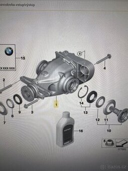 Zadní diferenciál BMW E 91 325i