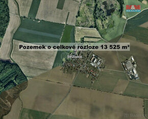 Prodej pole, 13525 m², Střížovice