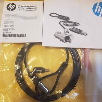 HP Keyed Cable Lock 10mm - lankový zámek na notebook - 1