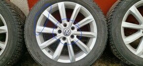 Alu original VW 5x112 6,5J ET41 215/55 R17 - 1