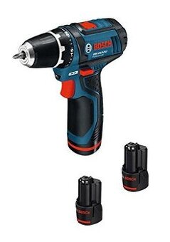 Bosch Professional Aku vrtací šroubovák GSR 12V-15 2xaku 2Ah