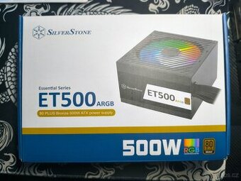 SilverStone ET500 ARGB – 500W, 80 PLUS Bronze