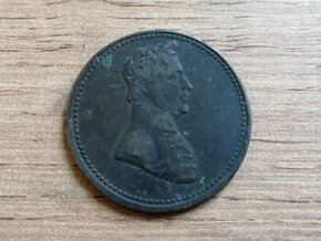 Lower Canada 1/2 Penny 1825 token koloniální mince D. Kanada - 1