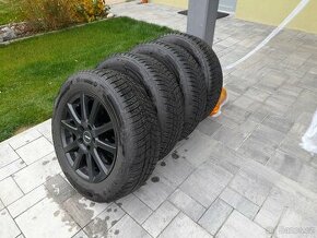 4x al kola 5x112 16 + pneu zimní 215/60 R16