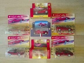 Ferrari sbírka 7 modelů Hot Wheels 1:38