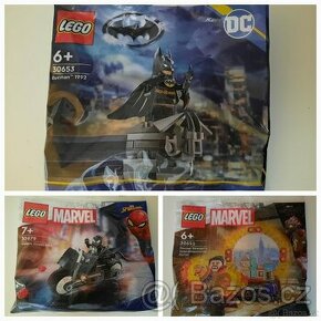 LEGO DC (30653) a Marvel (30679 & 30652) polybagy