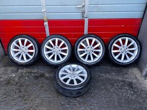 Original ALU kola VW Dijon 17" 7J ET49 + pneu 225/45/R17 - 1