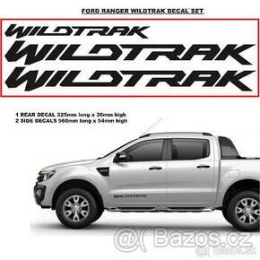 FORD NÁLEPKA , NÁPIS WILDTRAK  2 KS