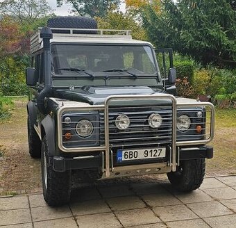 Nerezový, sklopný rám na Land Rover Defender TD4 a TD5