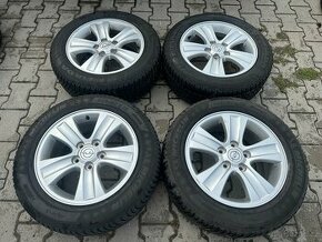 4x al kola 5x115 16 + pneu zimní 205/60 R16