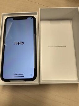 IPHONE XR / 64 GB. BLACK. ZÁRUKA