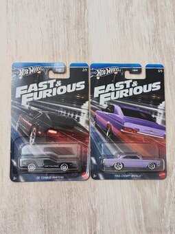 Autíčka Hotwheels Fast and Furious