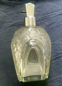 starožitný flakon na parfém Art Deco Bohemian