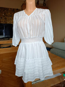 Bílé letní šaty Orsay vel.32 - 1